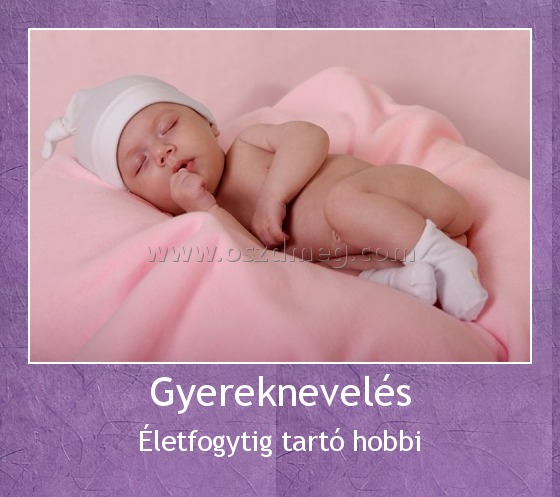 Gyereknevelés
 
Életfogytig tartó hobbi