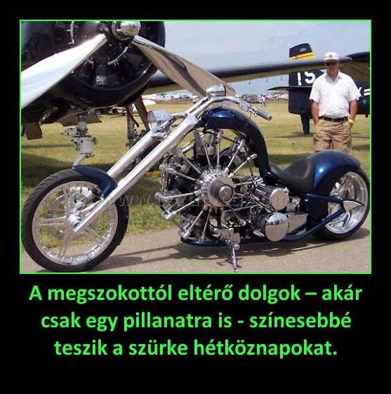 A megszokottól eltérő dolgok – akár csak egy pillanatra is - színesebbé teszik a szürke hétköznapokat. A megszokottól eltérő dolgok – akár csak egy pillanatra is - színesebbé teszik a szürke hétköznapokat.